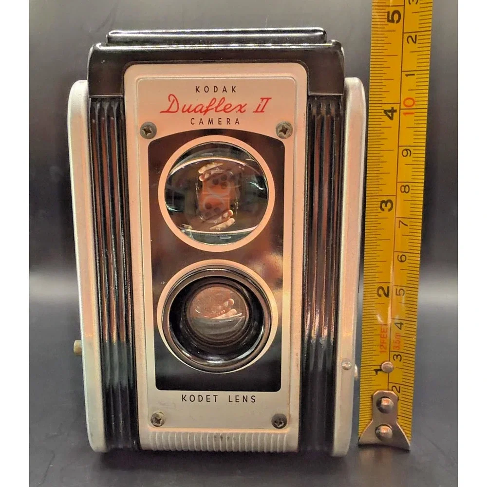Kodak Duaflex II Twin Lens Reflex Box Camera Vintage Untested